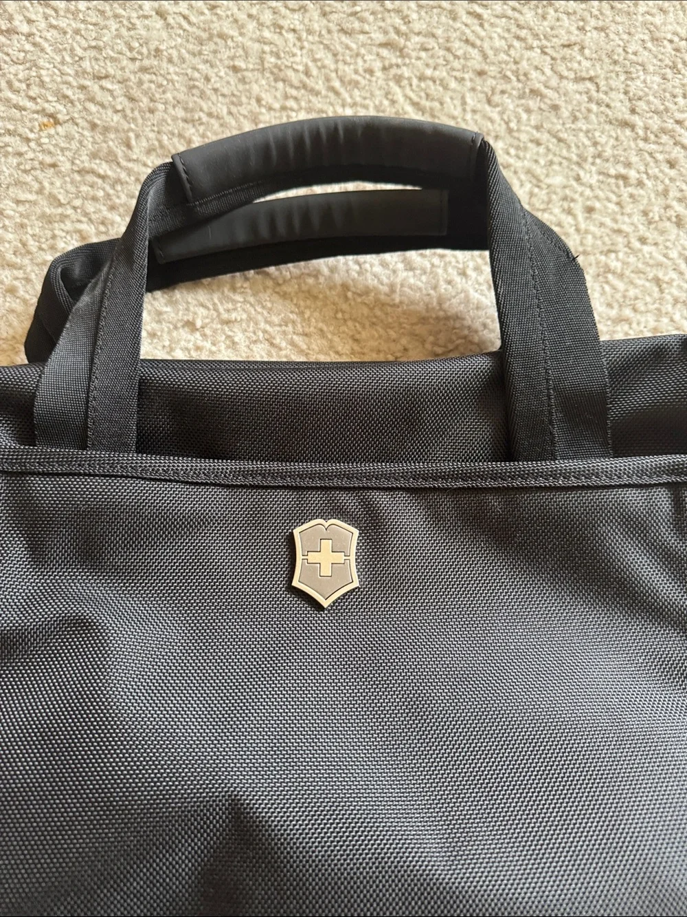 Victorinox Black Nylon Top duffle bag